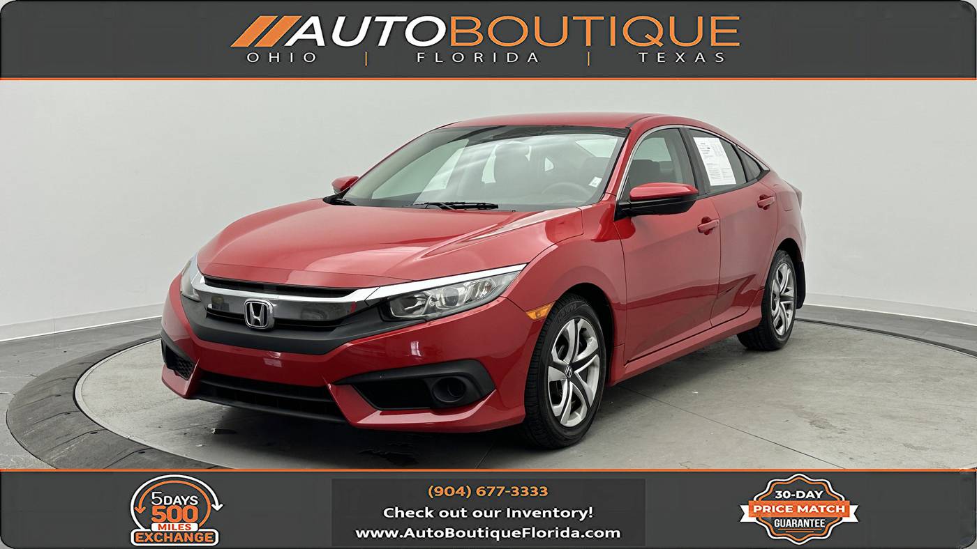 2016 Honda Civic LX — Sedan — 75,566 mi — Jacksonville, FL