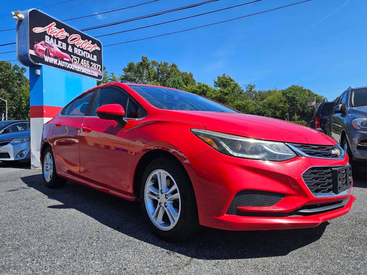 2016 Chevrolet Cruze LT — Sedan — 114,167 mi — Norfolk, VA