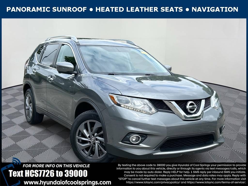 2016 Nissan Rogue SL — SUV — 69,965 mi — Franklin, TN