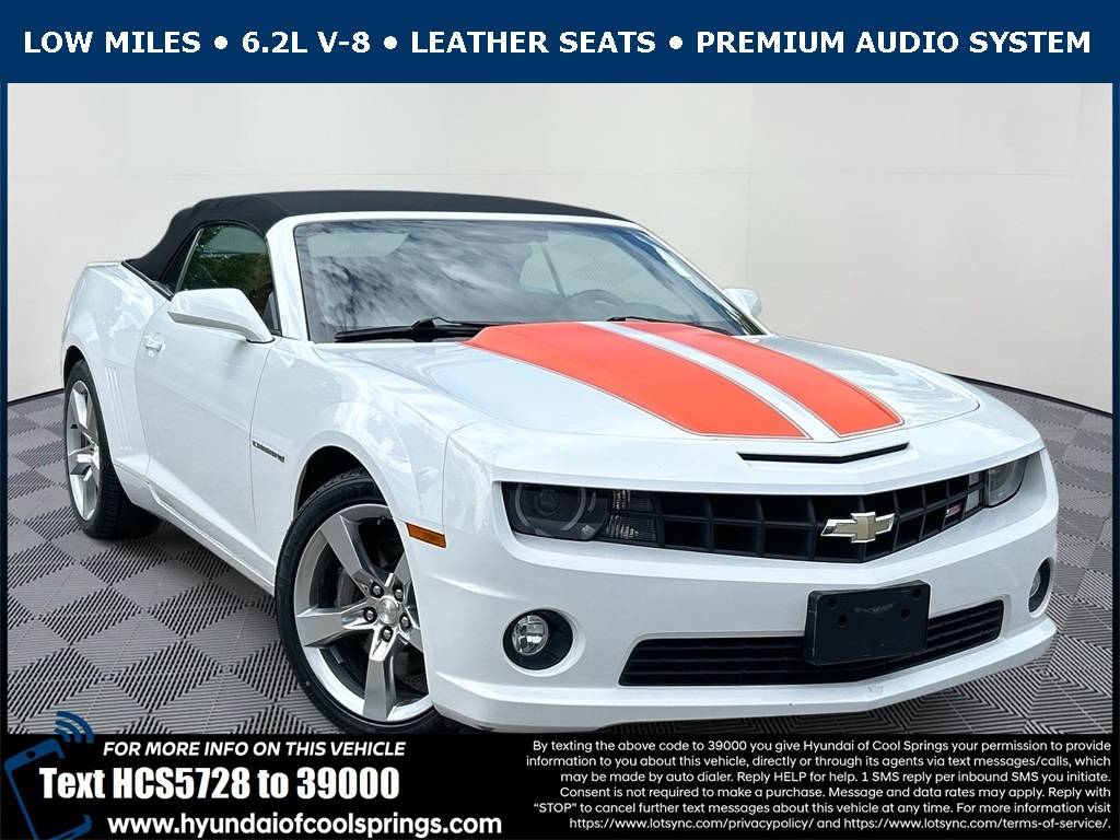 2011 Chevrolet Camaro 2SS — Convertible — 54,351 mi — Franklin, TN
