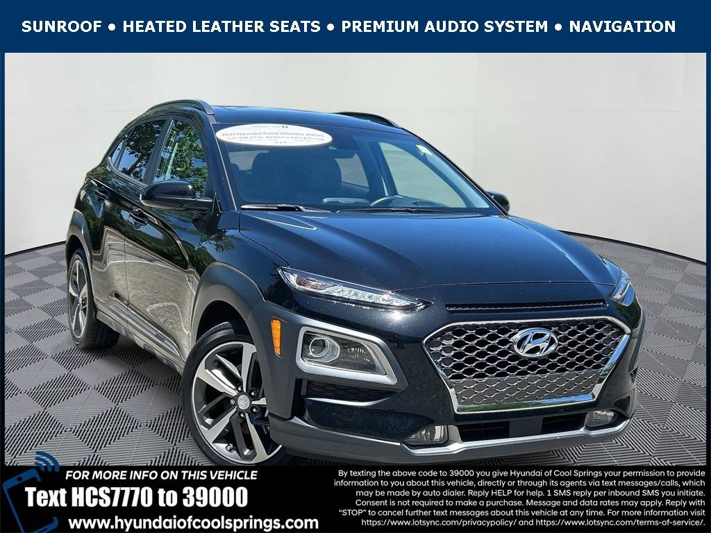 2021 Hyundai Kona Ultimate — SUV — 45,228 mi — Franklin, TN