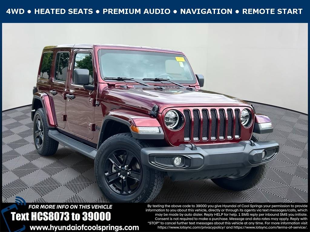 2021 Jeep Wrangler Sahara Altitude — SUV — 57,703 mi — Franklin, TN