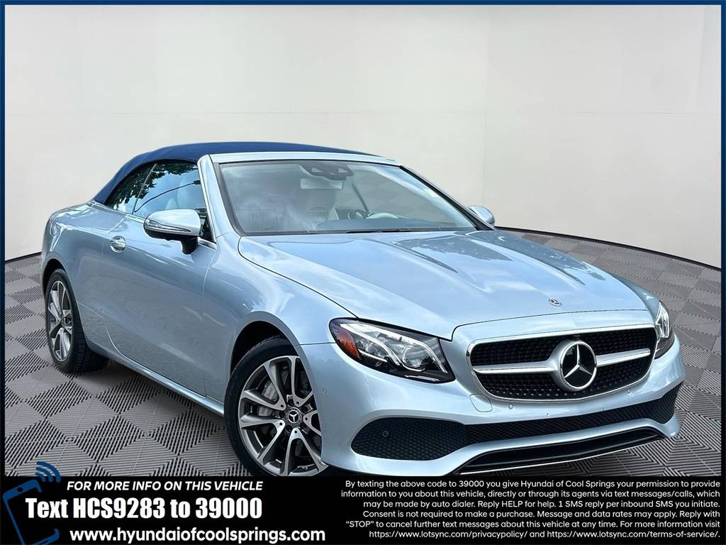 2019 Mercedes-Benz E-Class E 450 — Convertible — 35,072 mi — Franklin, TN