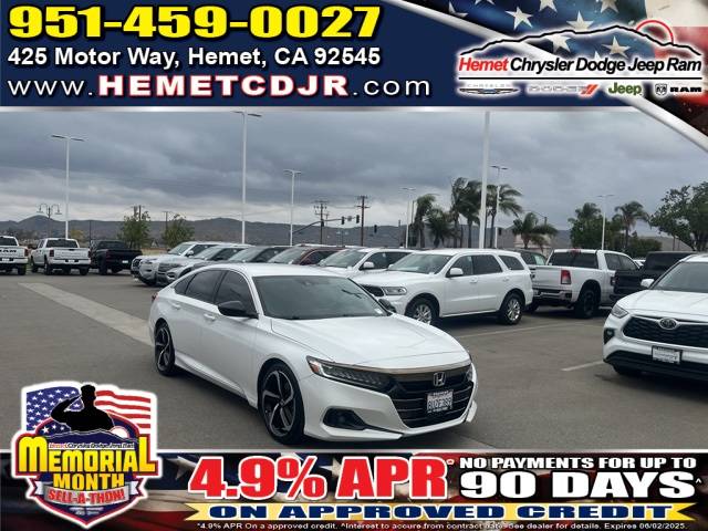 2021 Honda Accord Sport — Sedan — 46,446 mi — Hemet, CA