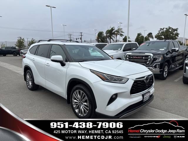2022 Toyota Highlander Platinum — SUV — 58,678 mi — Hemet, CA