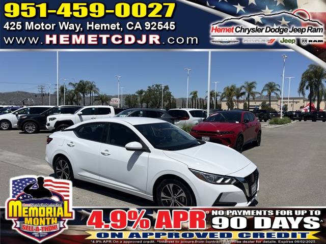 2022 Nissan Sentra SV — Sedan — 57,783 mi — Hemet, CA