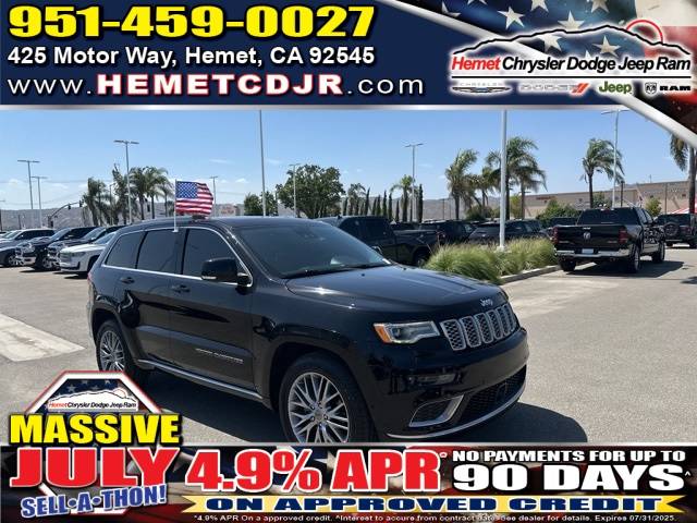 2017 Jeep Grand Cherokee Summit — SUV — 89,081 mi — Hemet, CA