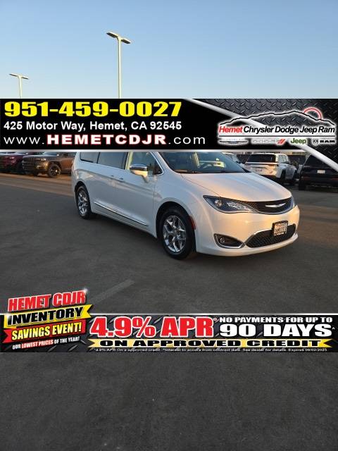 2019 Chrysler Pacifica Limited — Minivan — 30,457 mi — Hemet, CA