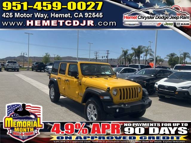 2021 Jeep Wrangler Sport S — SUV — 33,180 mi — Hemet, CA