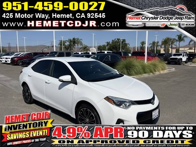 2016 Toyota Corolla L — Sedan — 110,208 mi — Hemet, CA