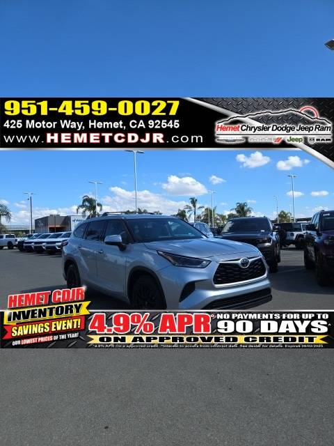 2021 Toyota Highlander L — SUV — 77,055 mi — Hemet, CA