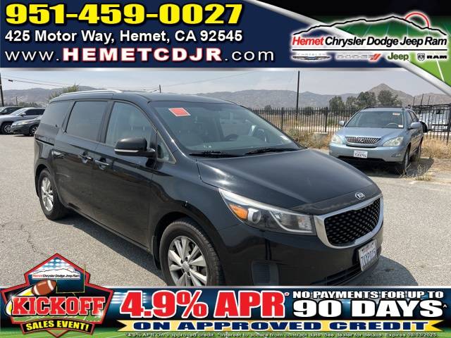2016 Kia Sedona LX — Minivan — 169,978 mi — Hemet, CA