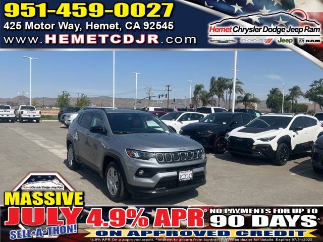 2022 Jeep Compass Latitude — SUV — 43,031 mi — Hemet, CA