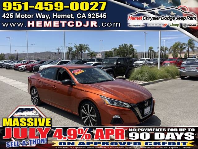 2022 Nissan Altima SR — Sedan — 61,246 mi — Hemet, CA