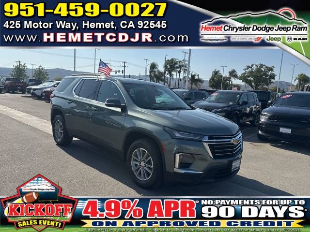 2022 Chevrolet Traverse LT Cloth — SUV — 45,676 mi — Hemet, CA