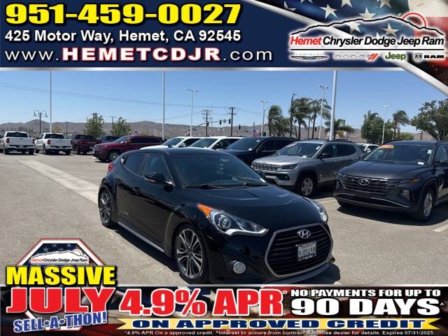 2016 Hyundai Veloster Turbo — Hatchback — 106,144 mi — Hemet, CA