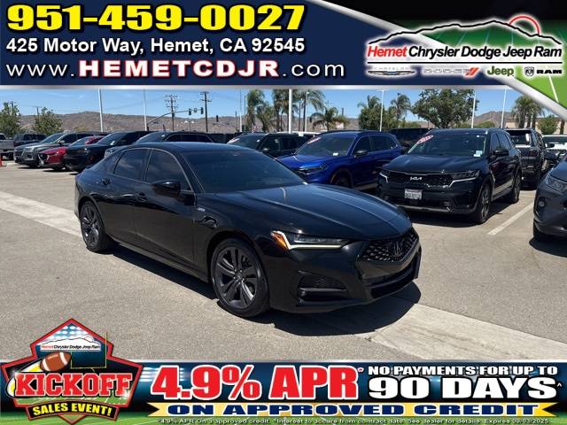 2022 Acura TLX A-Spec Package — Sedan — 38,011 mi — Hemet, CA