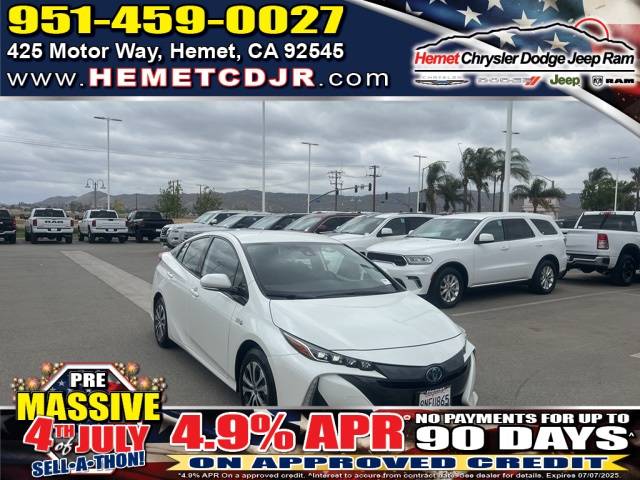 2020 Toyota Prius Prime LE — Hatchback — 92,950 mi — Hemet, CA