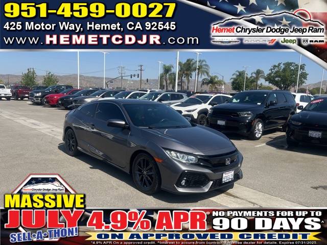 2017 Honda Civic Si — Coupe — 74,090 mi — Hemet, CA