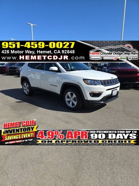 2020 Jeep Compass Latitude — SUV — 95,612 mi — Hemet, CA