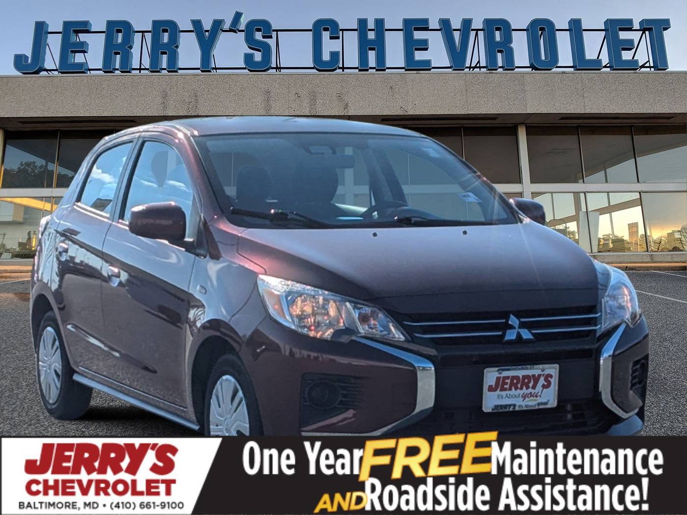2022 Mitsubishi Mirage ES — Hatchback — 56,880 mi — Baltimore, MD