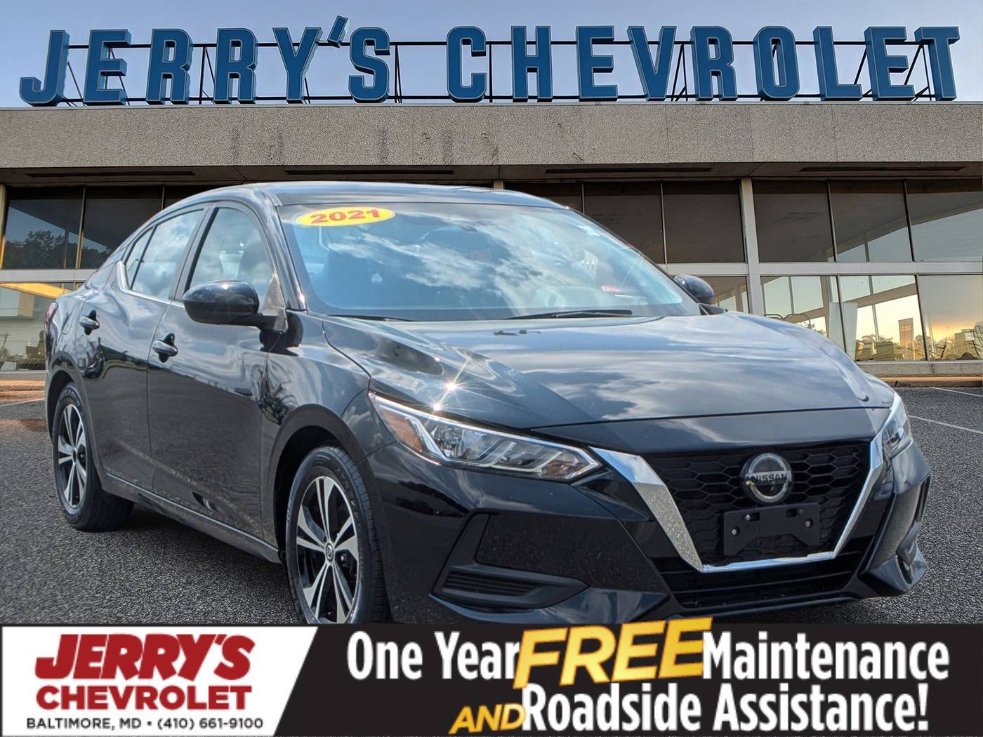 2021 Nissan Sentra SV — Sedan — 61,460 mi — Baltimore, MD