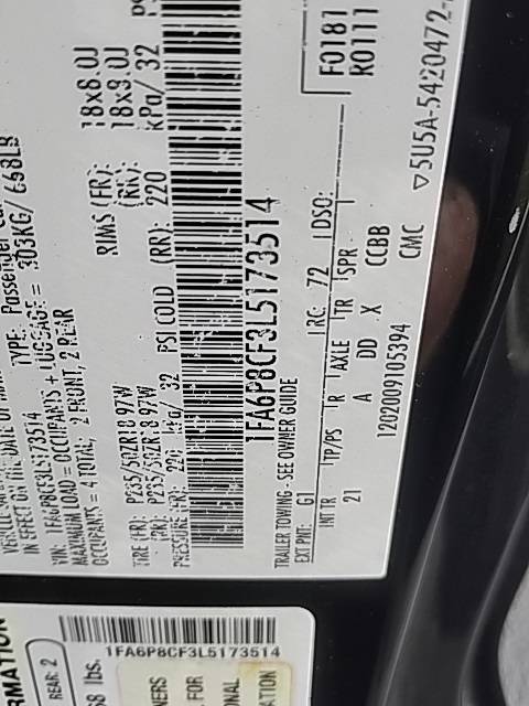 2020 Ford Mustang GT — Coupe — 46,398 mi — Sacramento, CA