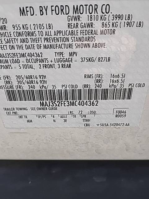 2021 Ford EcoSport S — SUV — 42,630 mi — Sacramento, CA