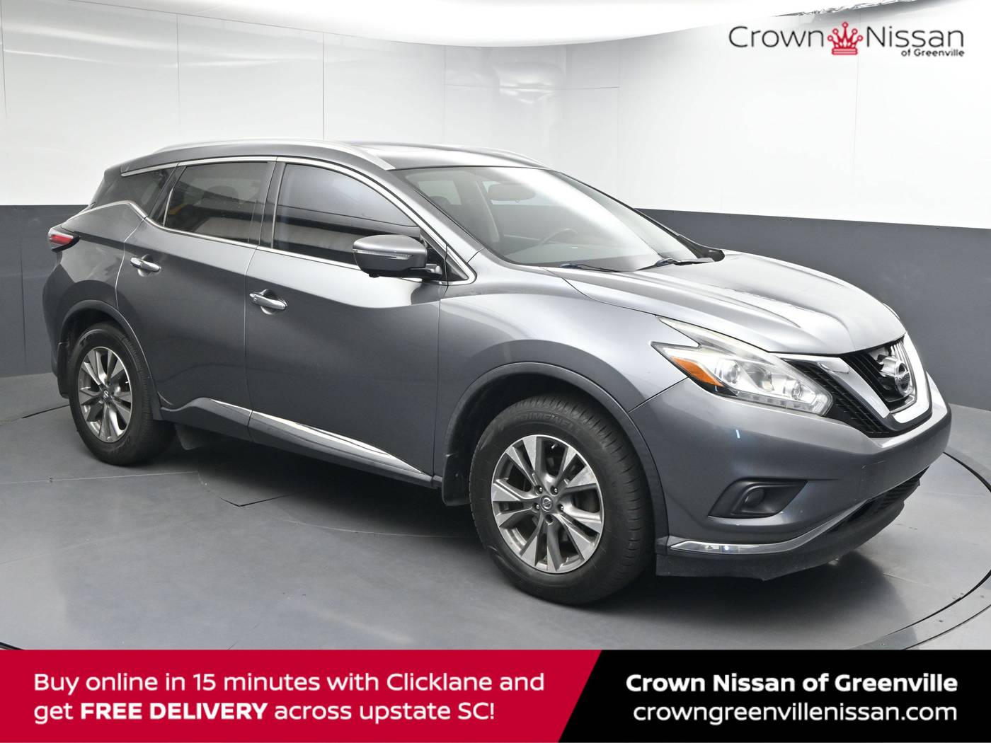 2015 Nissan Murano SL — SUV — 86,952 mi — Greenville, SC
