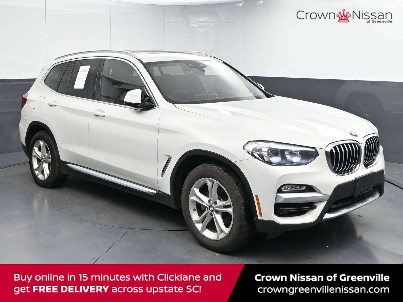 2019 BMW X3 30i — SUV — 101,958 mi — Greenville, SC