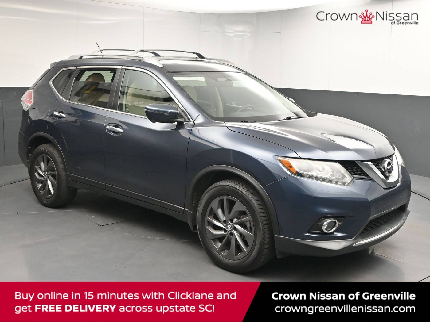 2016 Nissan Rogue SL — SUV — 73,062 mi — Greenville, SC