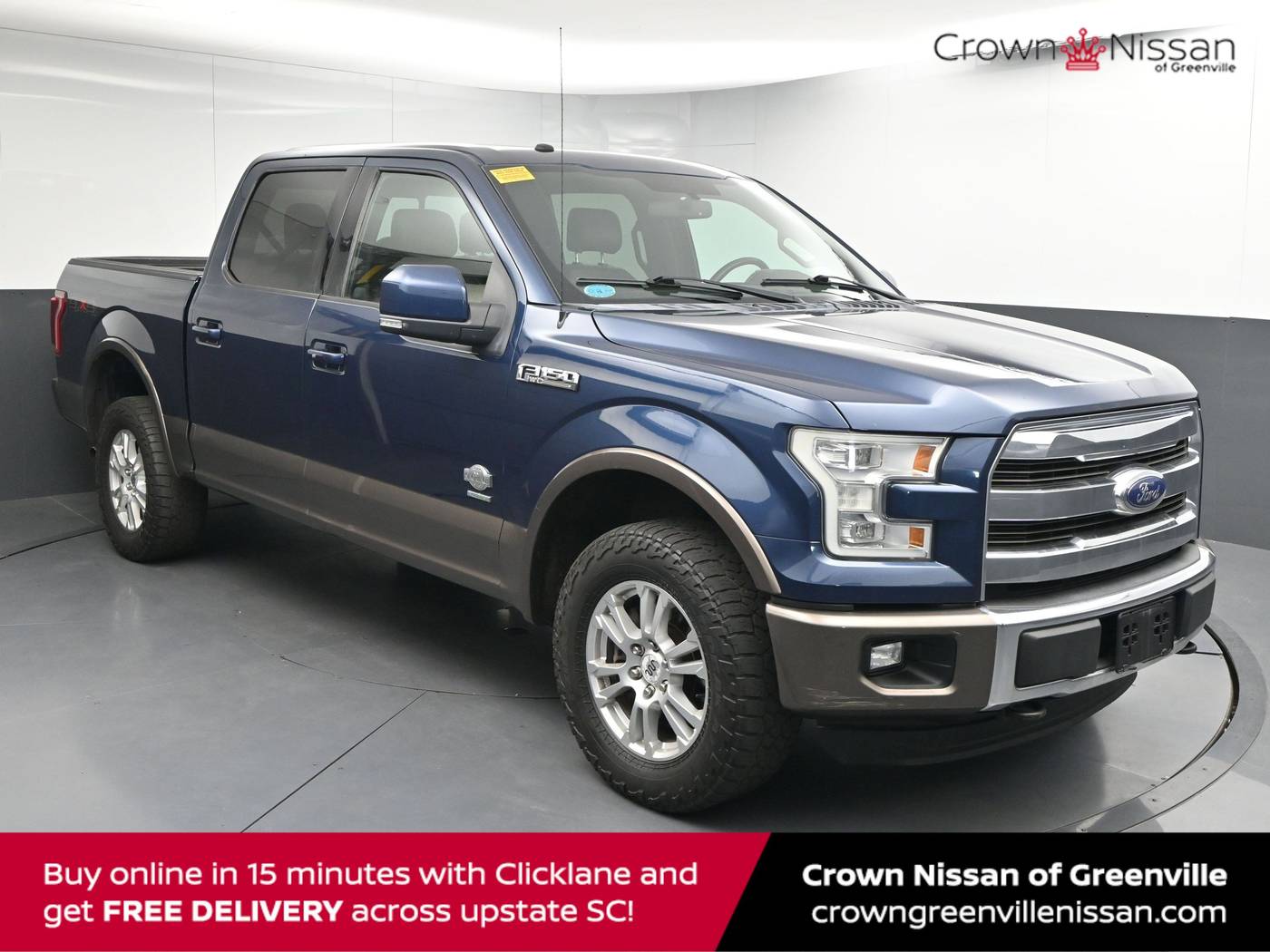 2016 Ford F-150 King Ranch — Pickup Truck — 101,811 mi — Greenville, SC