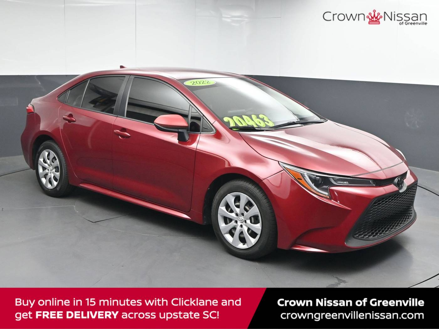2022 Toyota Corolla LE — Sedan — 50,699 mi — Greenville, SC