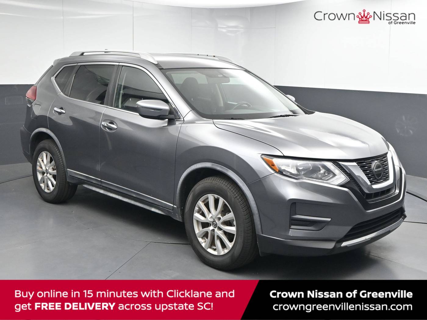 2018 Nissan Rogue SV — SUV — 89,410 mi — Greenville, SC