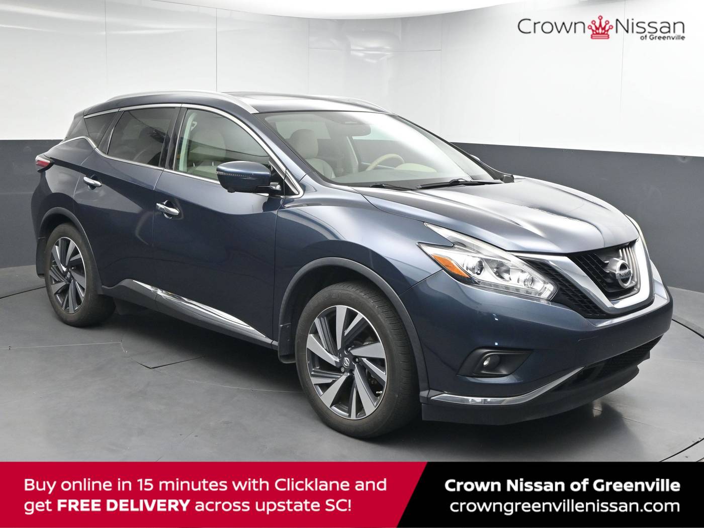 2016 Nissan Murano Platinum — SUV — 102,759 mi — Greenville, SC