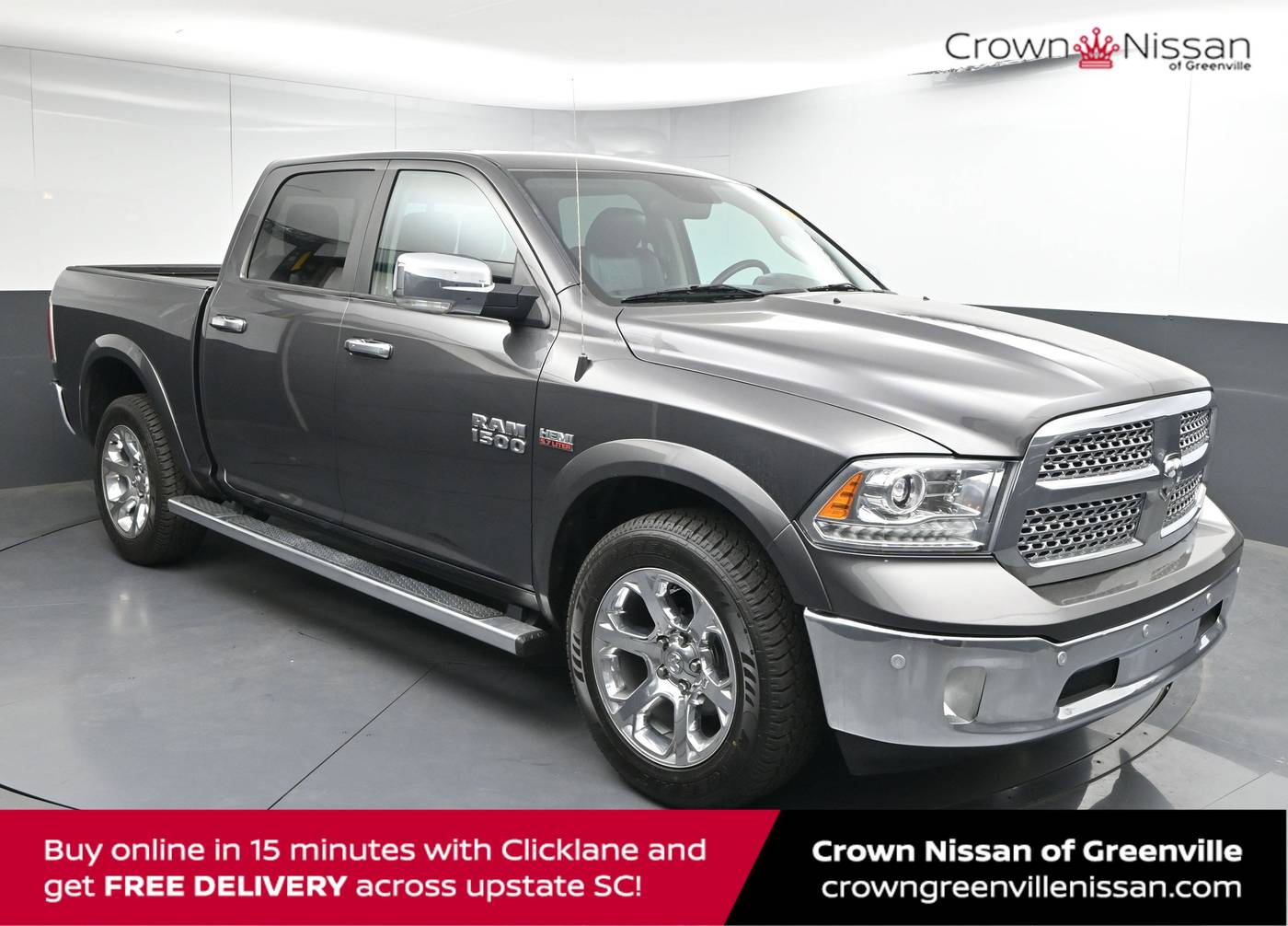 2017 Ram 1500 Laramie — Pickup Truck — 113,530 mi — Greenville, SC