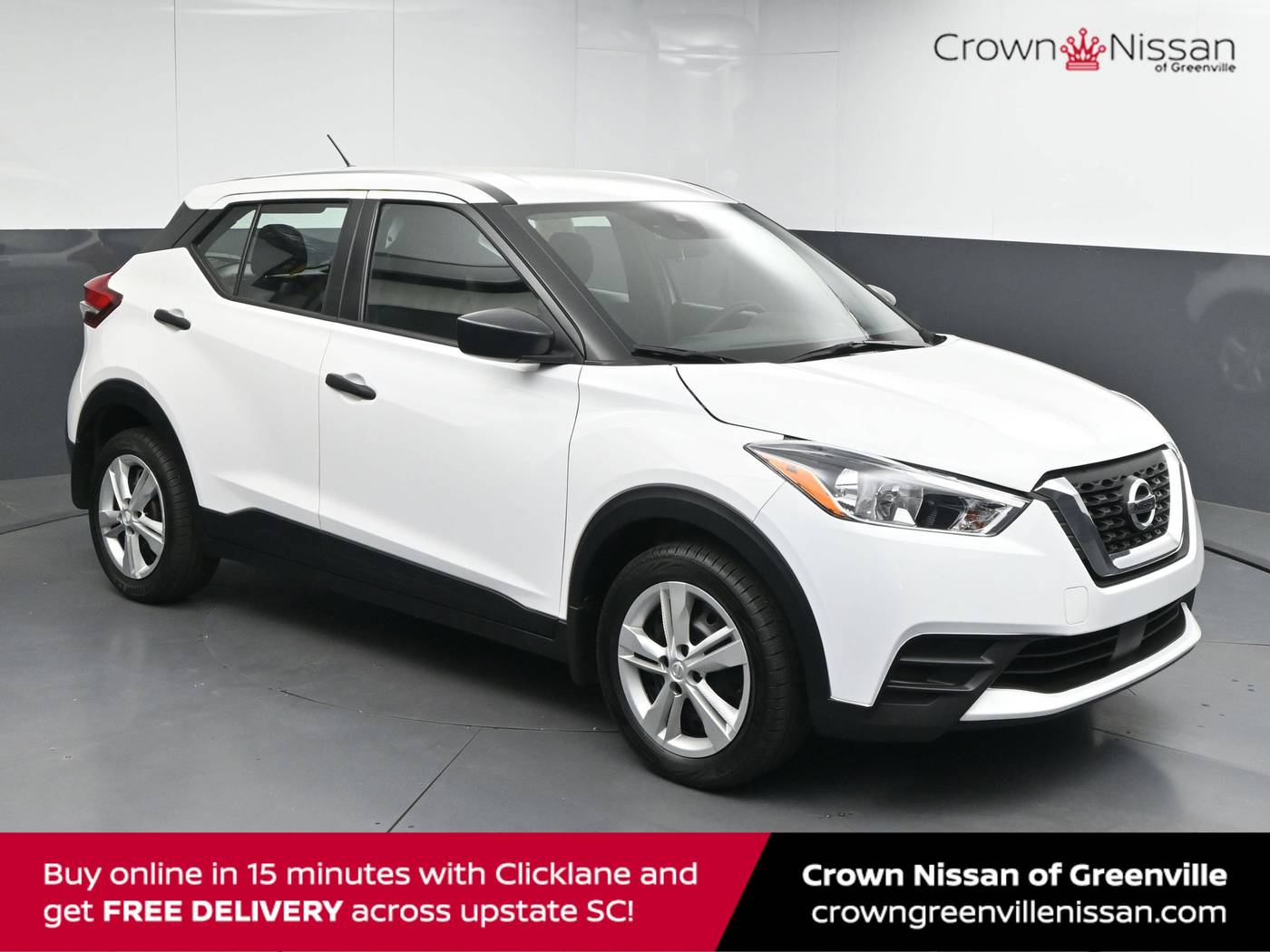 2020 Nissan Kicks S — SUV — 74,958 mi — Greenville, SC