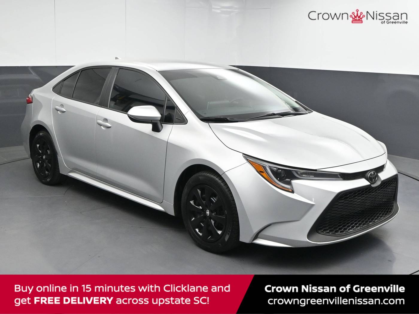 2020 Toyota Corolla LE — Sedan — 96,922 mi — Greenville, SC