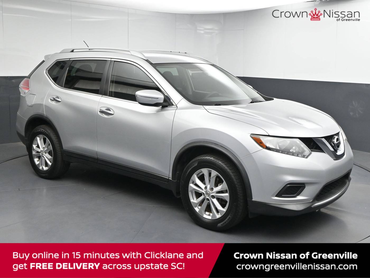 2015 Nissan Rogue SV — SUV — 160,521 mi — Greenville, SC