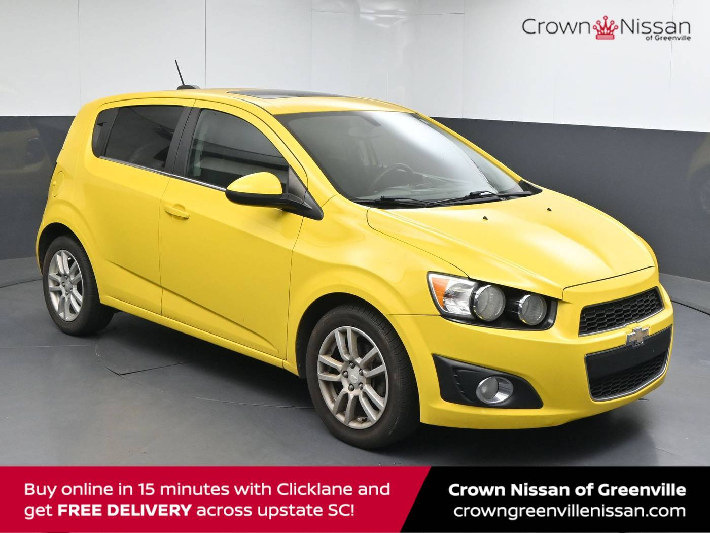 2016 Chevrolet Sonic LT — Hatchback — 78,003 mi — Greenville, SC