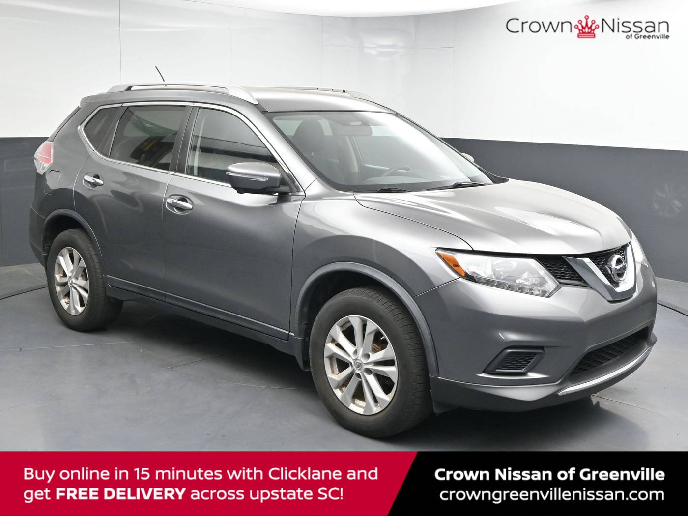 2015 Nissan Rogue SV — SUV — 128,506 mi — Greenville, SC