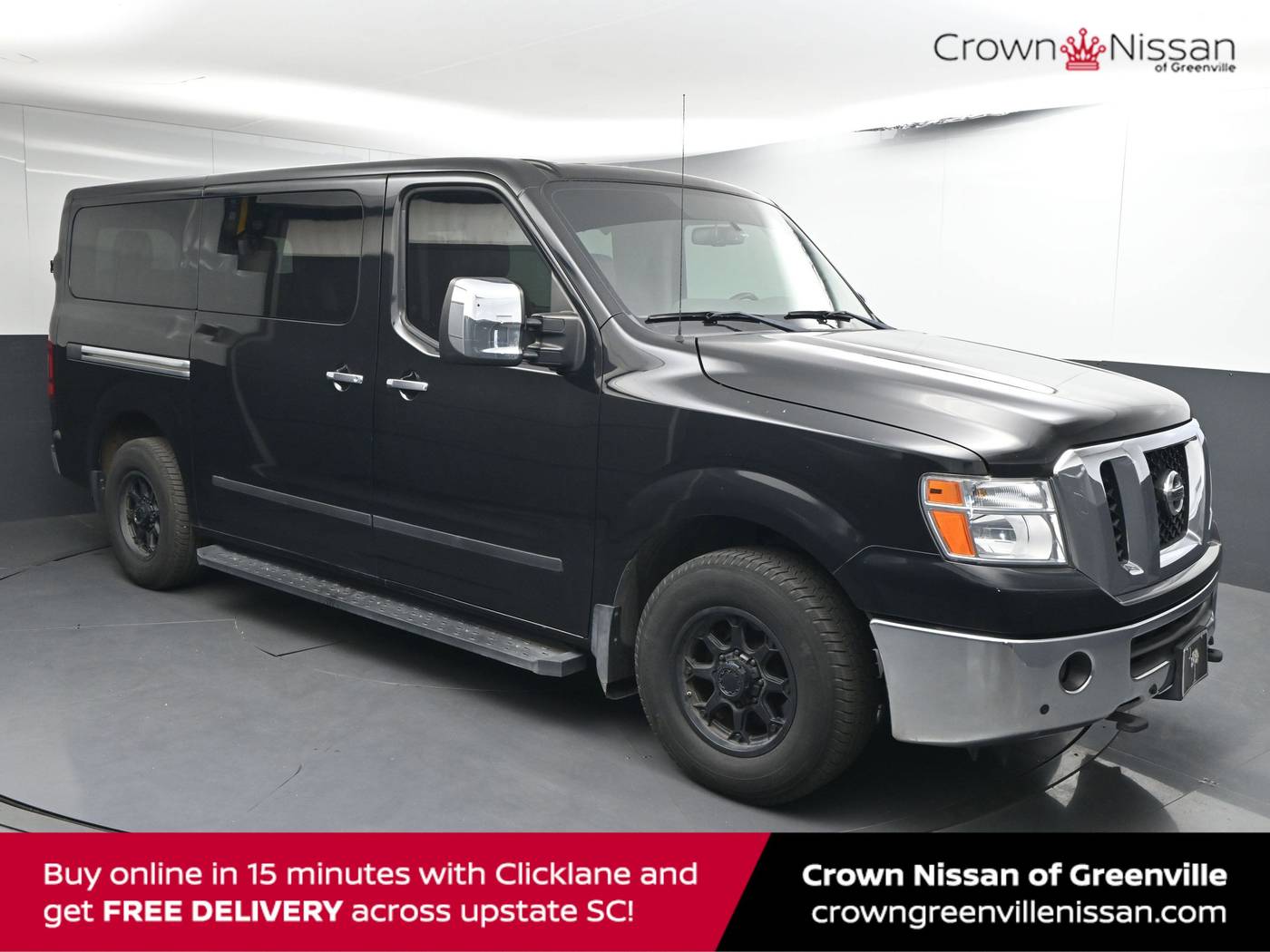2017 Nissan NV Passenger SL — Passenger Van — 84,245 mi — Greenville, SC
