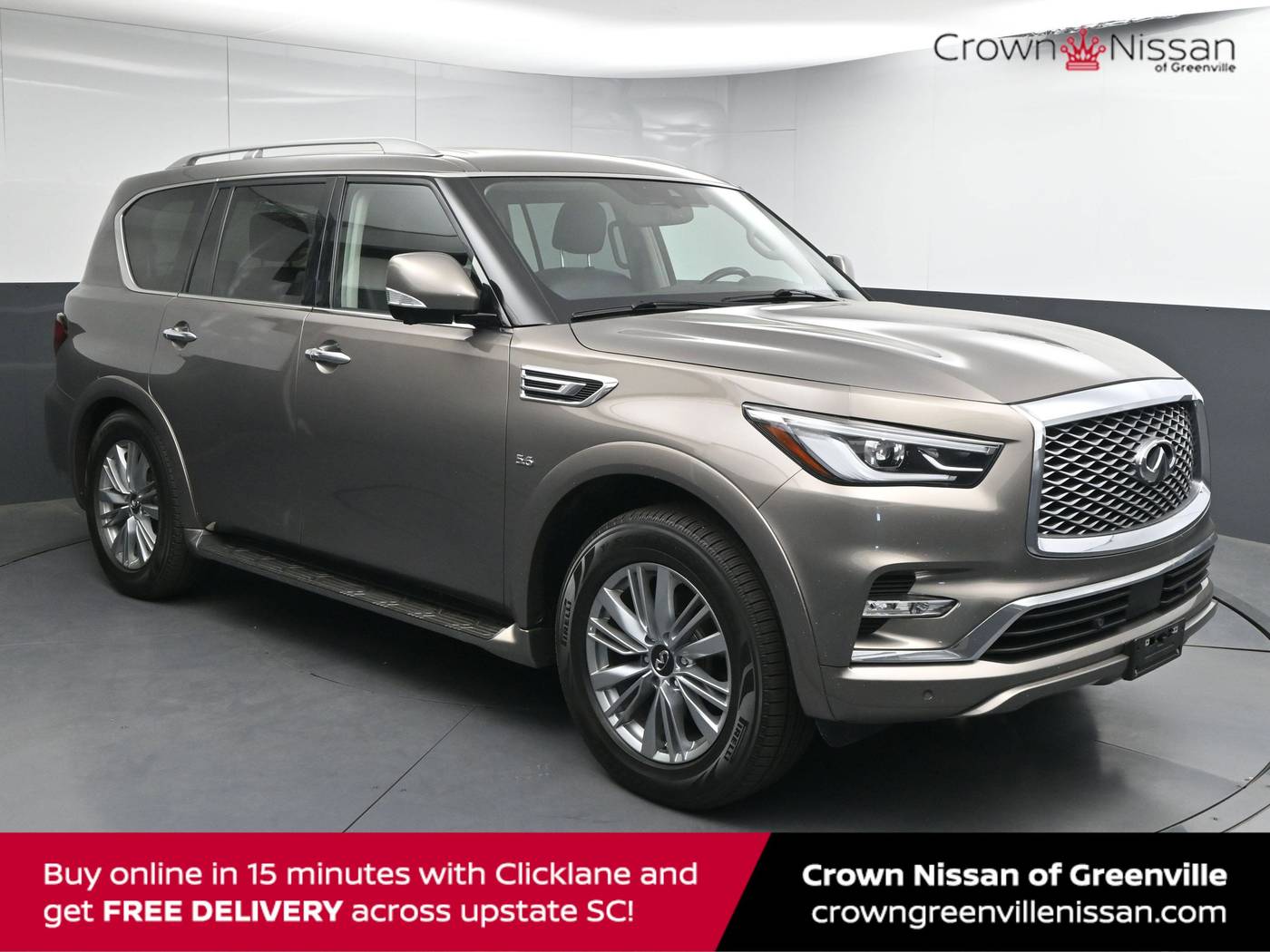 2019 INFINITI QX80 LUXE — SUV — 74,242 mi — Greenville, SC
