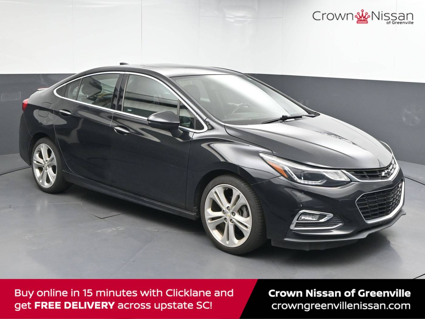 2018 Chevrolet Cruze Premier — Sedan — 100,120 mi — Greenville, SC