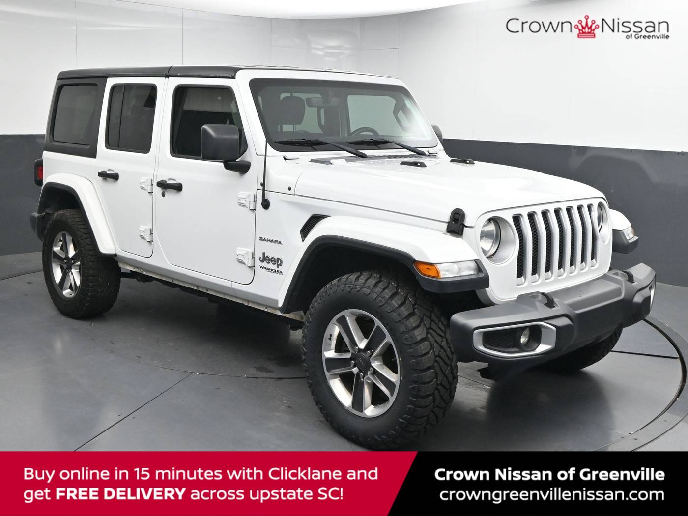 2018 Jeep Wrangler Sahara — SUV — 96,046 mi — Greenville, SC