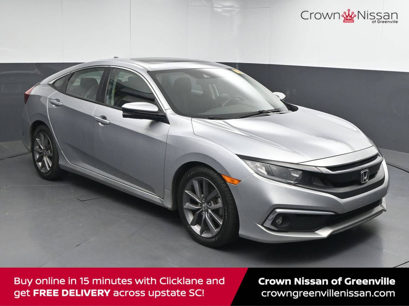 2021 Honda Civic EX — Sedan — 110,225 mi — Greenville, SC