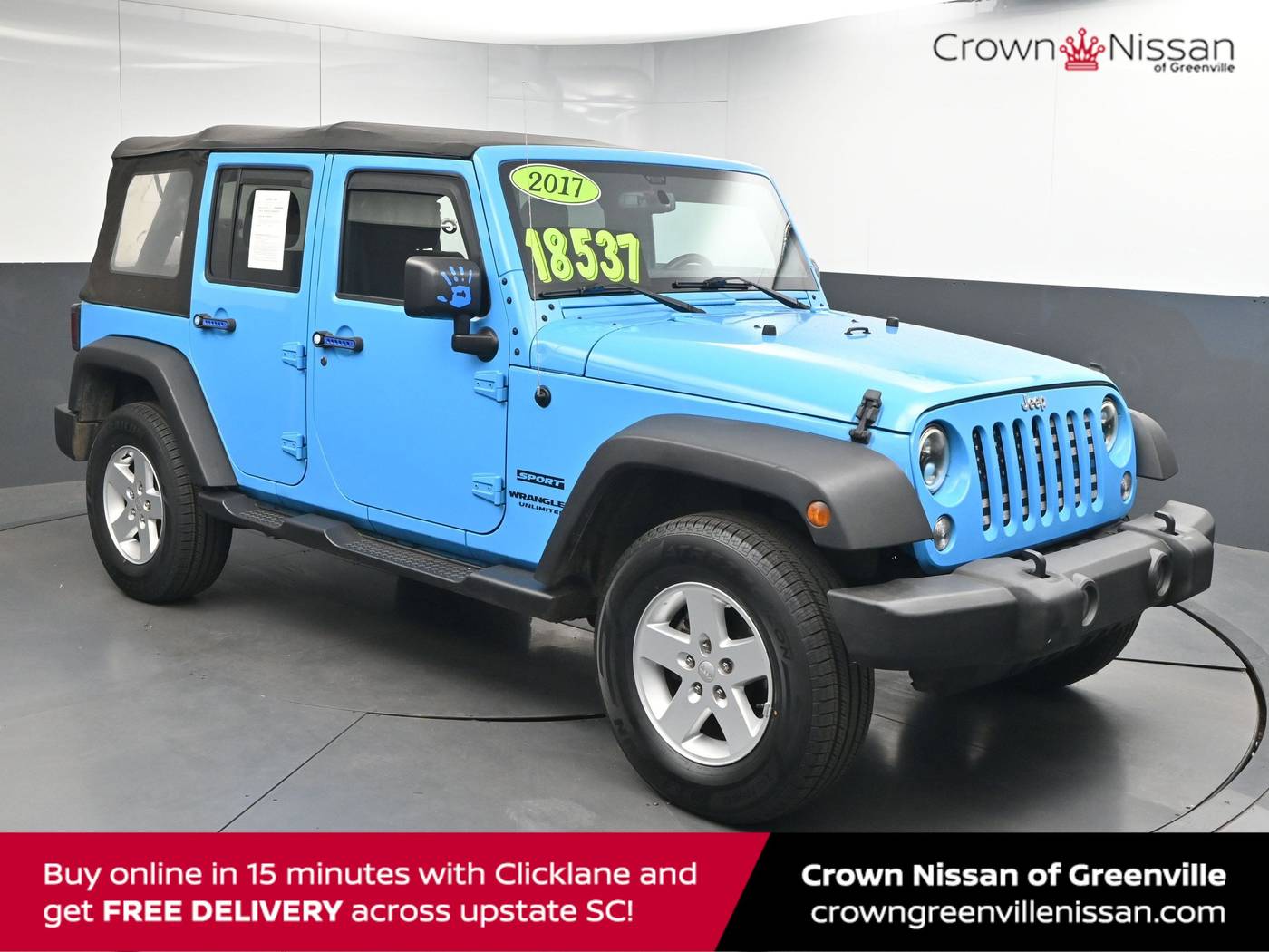 2017 Jeep Wrangler Sport — SUV — 115,651 mi — Greenville, SC