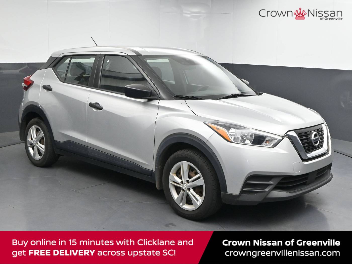 2020 Nissan Kicks S — SUV — 70,976 mi — Greenville, SC