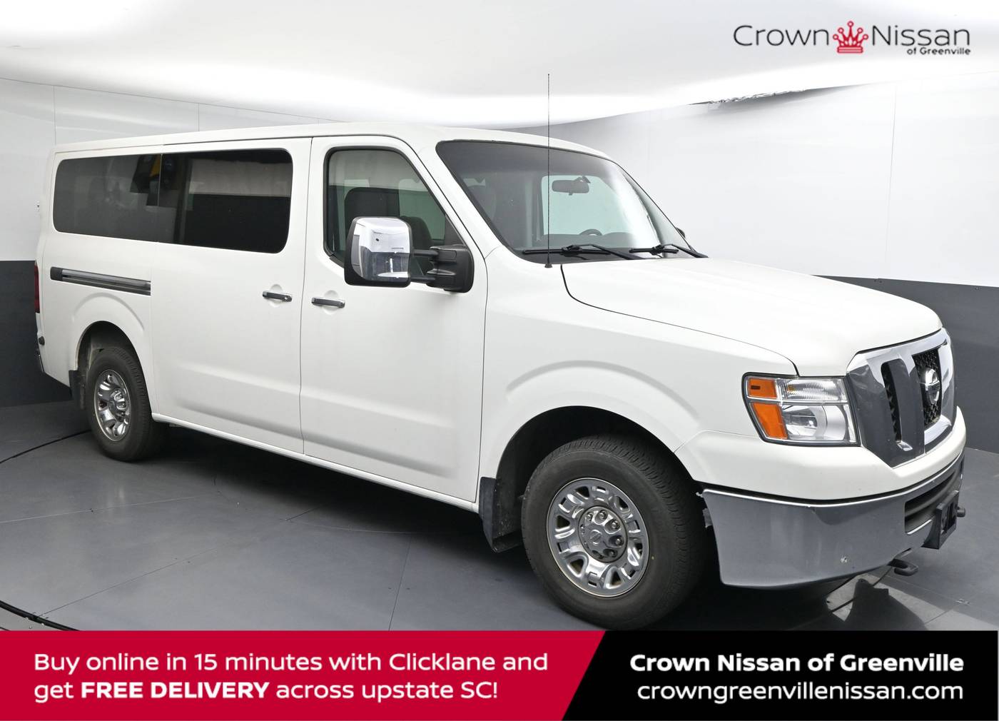 2015 Nissan NV Passenger SV — Passenger Van — 30,728 mi — Greenville, SC