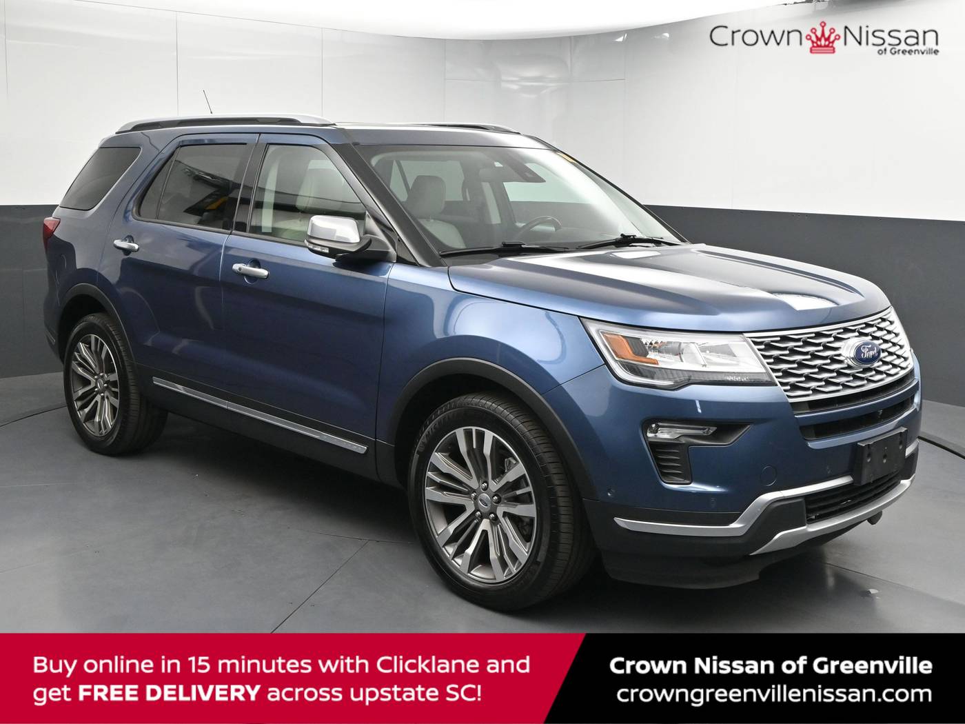 2019 Ford Explorer Platinum — SUV — 93,297 mi — Greenville, SC